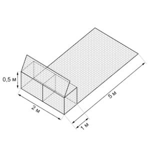 Габионы с армирующей панелью