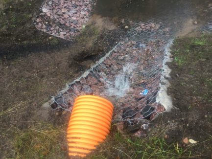 Габионы в водопропускных сооружениях и водотоках