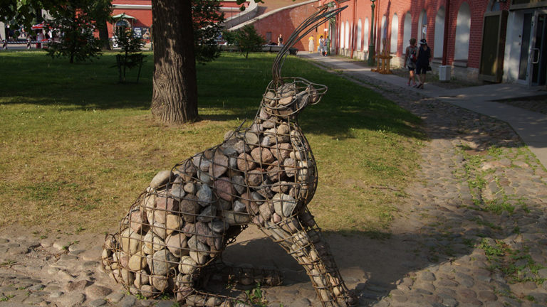 Зайцы-габионы