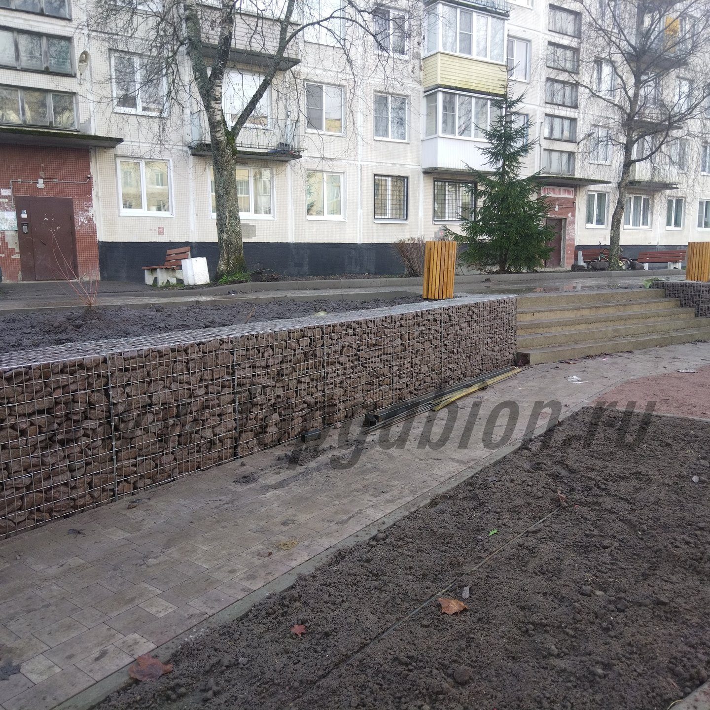 Монтаж габионов в СПб и Ленобласти — Объект Благоустройство 2024