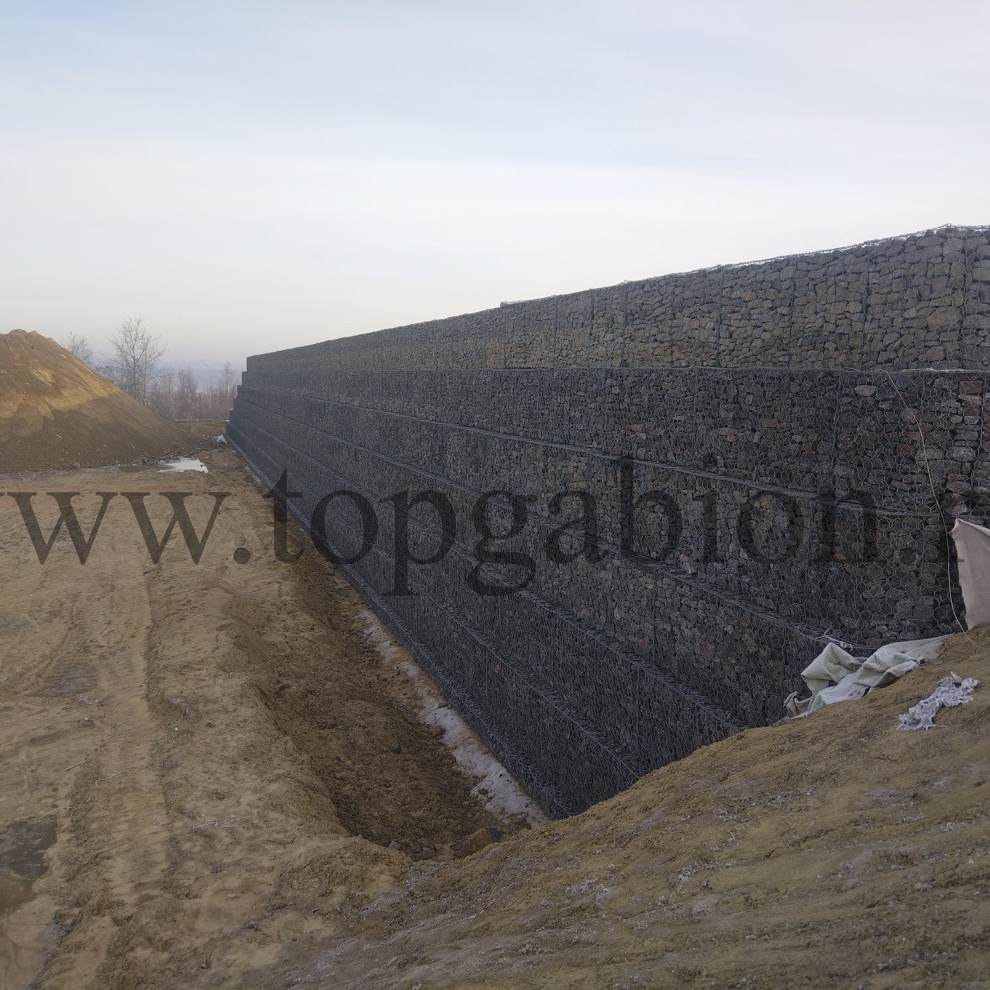 Монтаж габионов в СПб и Ленобласти — Объект Бугры 2024